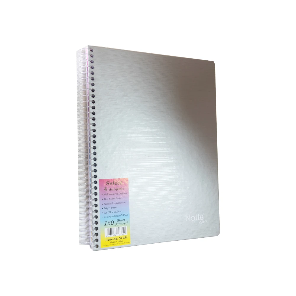 Notte® Select Subject Notebook with PP Cover