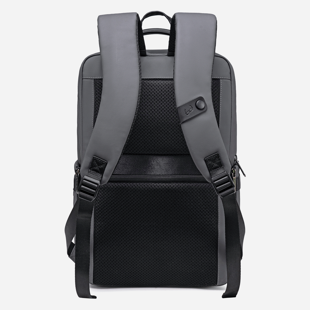 B00872 Grey Laptop Backpack 3