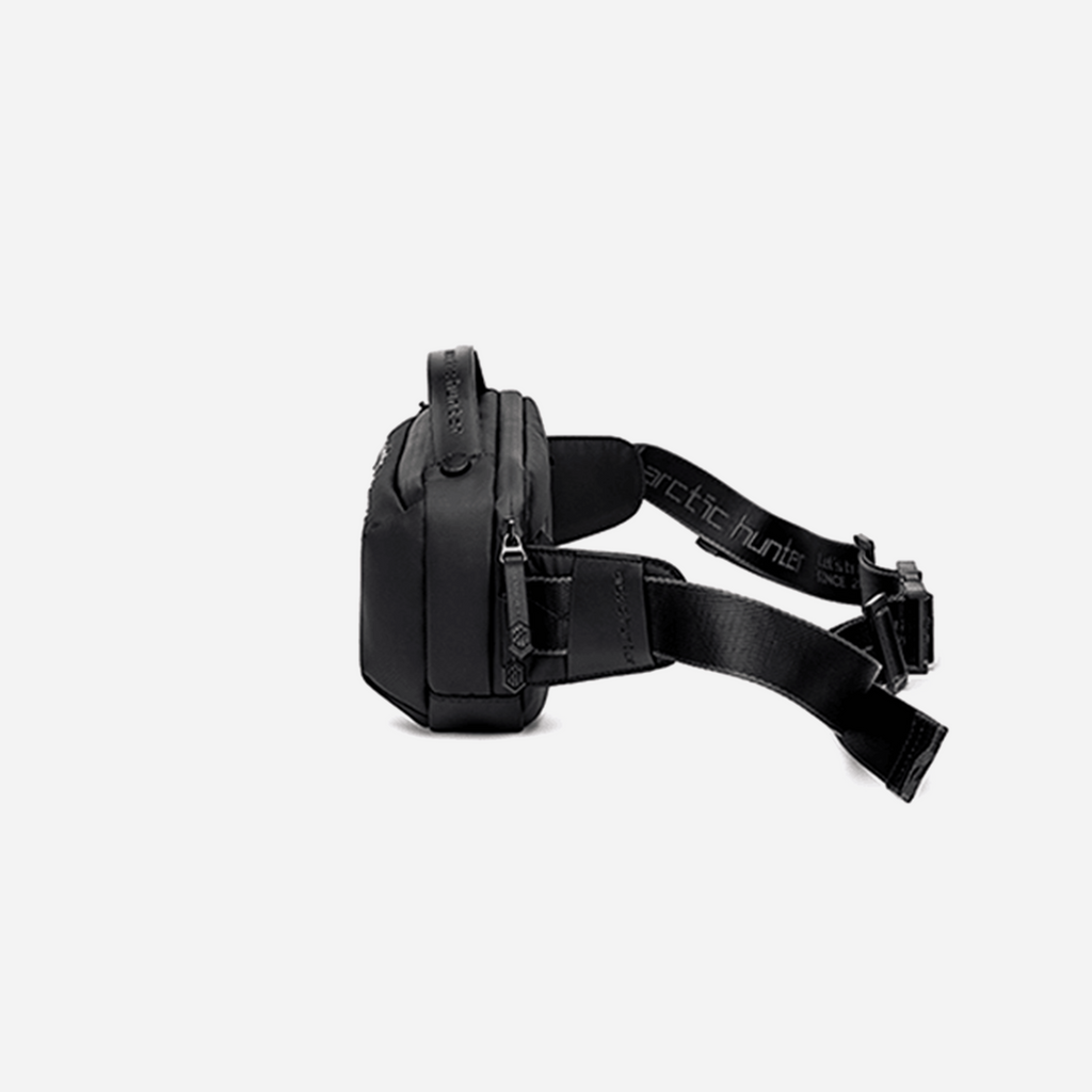 Arctic Hunter Y00020 Black Waist Bag & Crossbody Bag 3