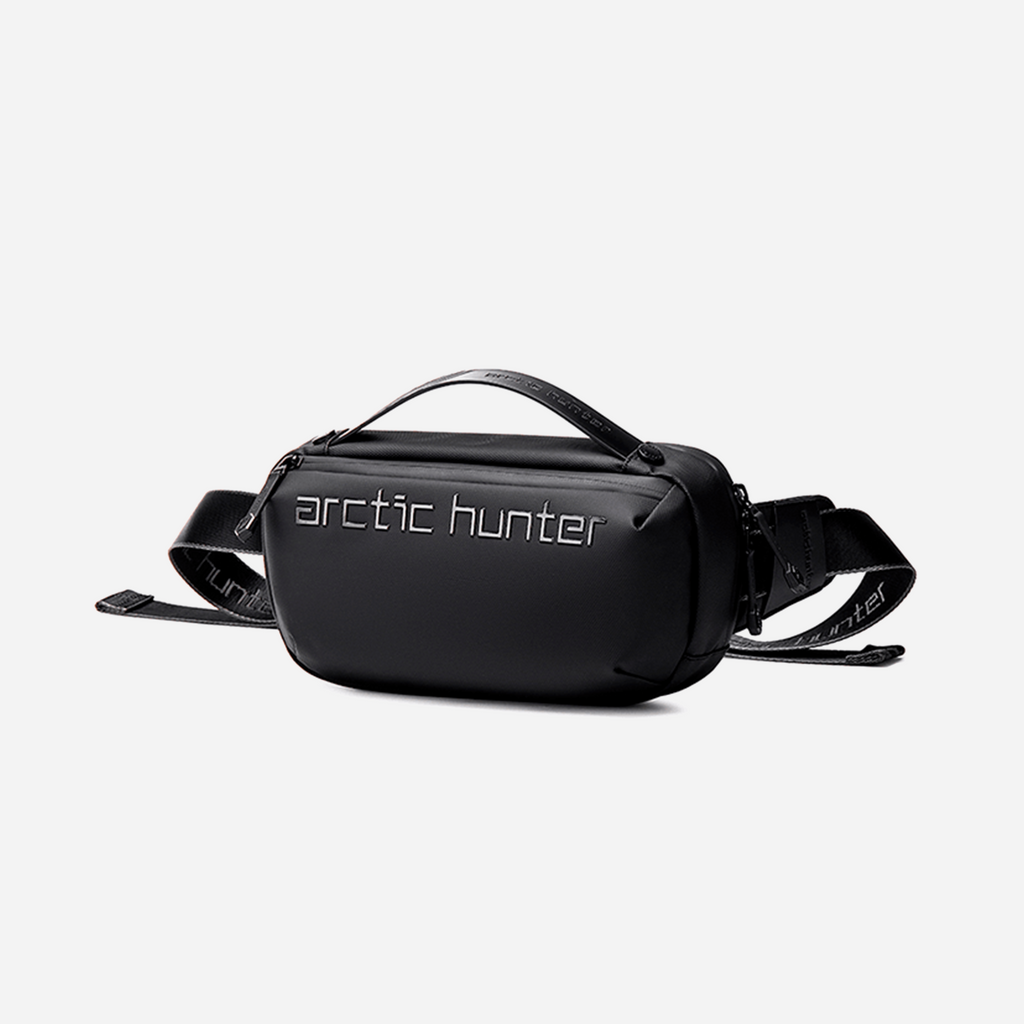 Arctic Hunter Y00020 Black Waist Bag & Crossbody Bag 4