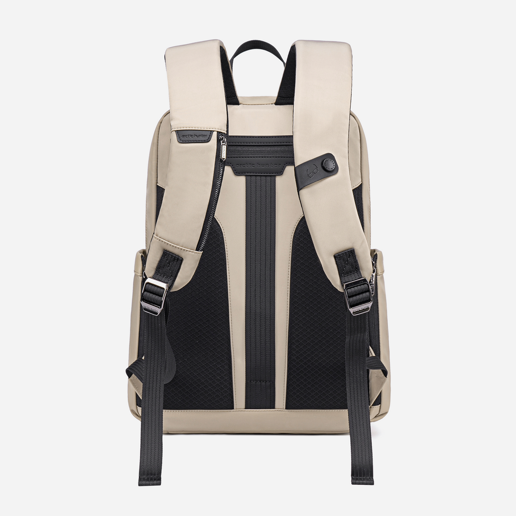 B00812 Beige Laptop Backpack — 15.6 inches 3