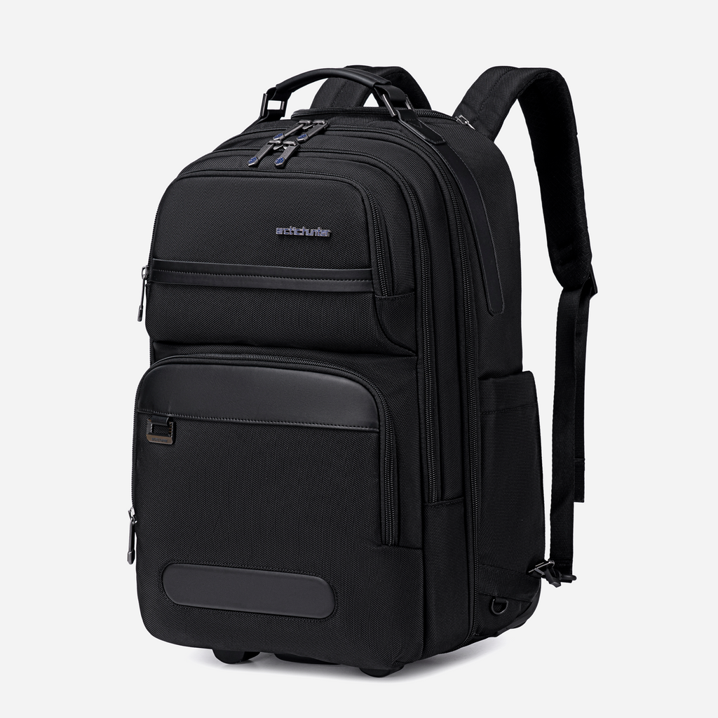 Arctic Hunter LG00656-1 Black Trolley Backpack — 15.6 inches 2