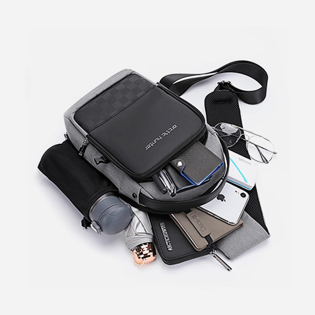 Arctic Hunter XB00105 Black Crossbody Bag 4