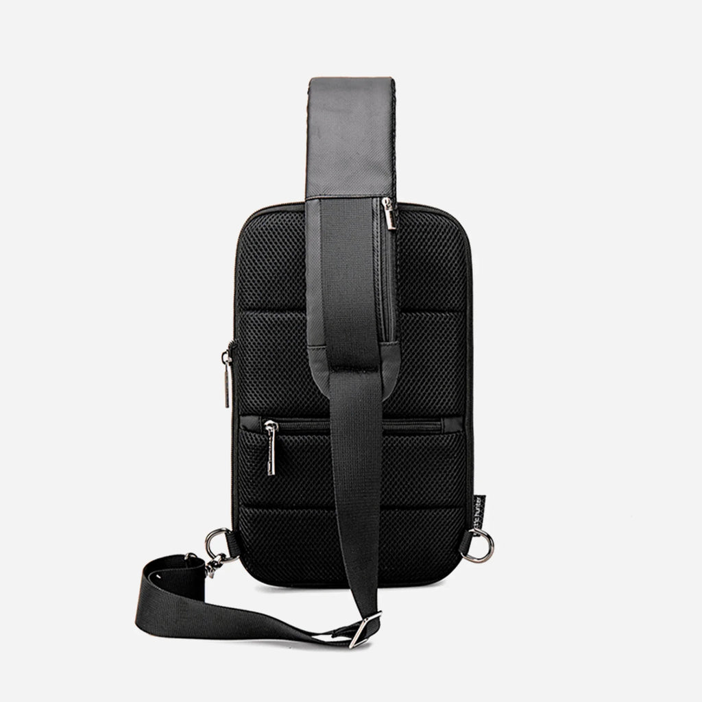 XB00113 Black Crossbody Bag — 10 inches 2