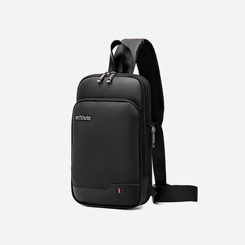 XB00113 Black Crossbody Bag — 10 inches 3