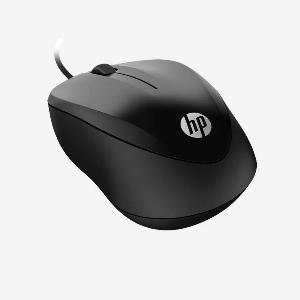 HP 1000 Wired Mouse Black