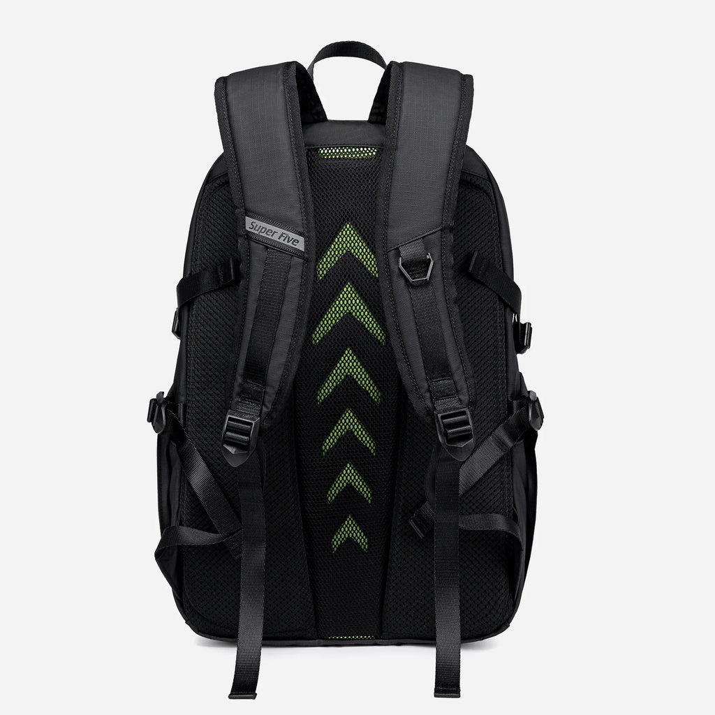 Super5 FB00701 Black Laptop Backpack — 15.6 inches 2