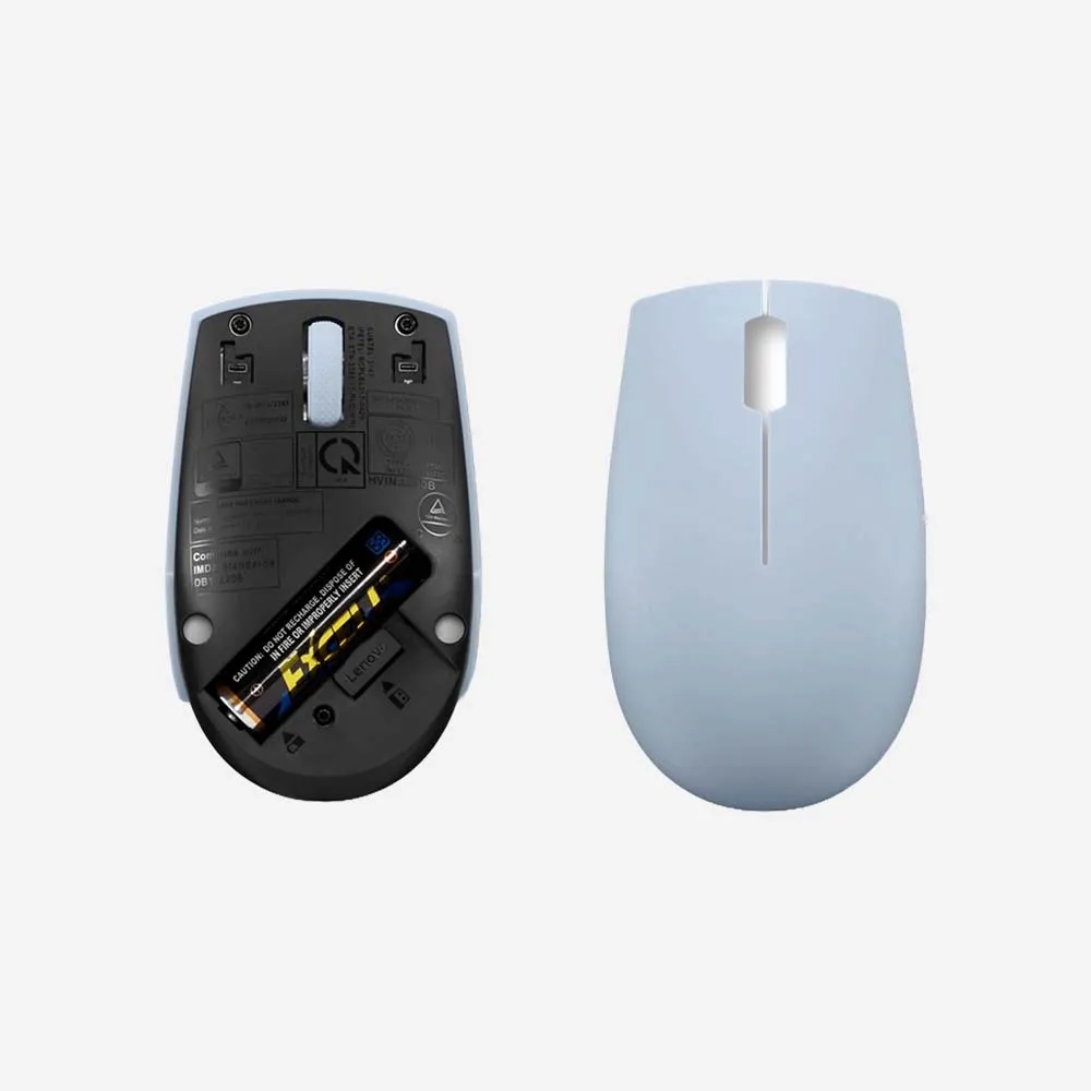 Lenovo 300 Wireless Compact Mouse Frost Blue