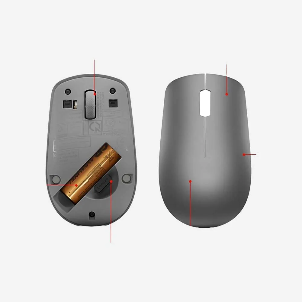 Lenovo 530 Wireless Mouse 1200 DPI Graphite