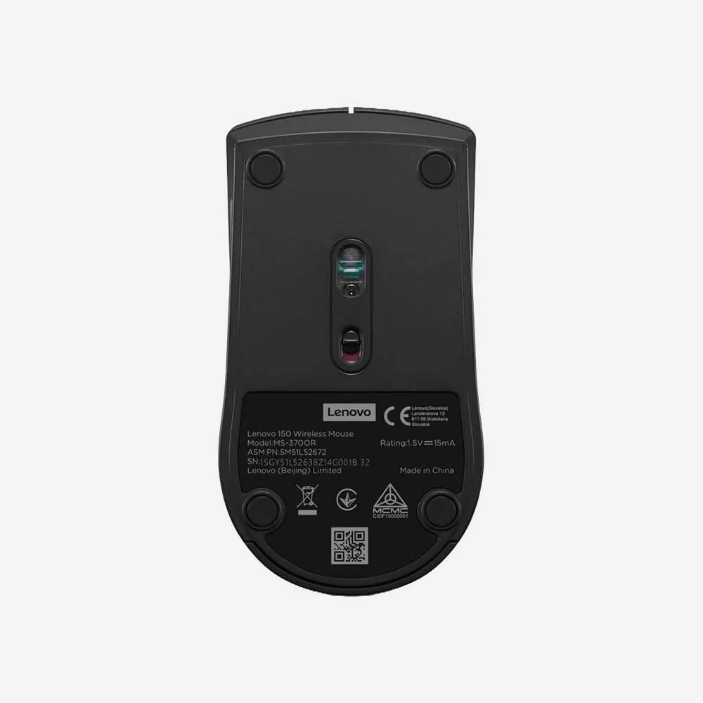 Lenovo 150 Wireless Mouse Black