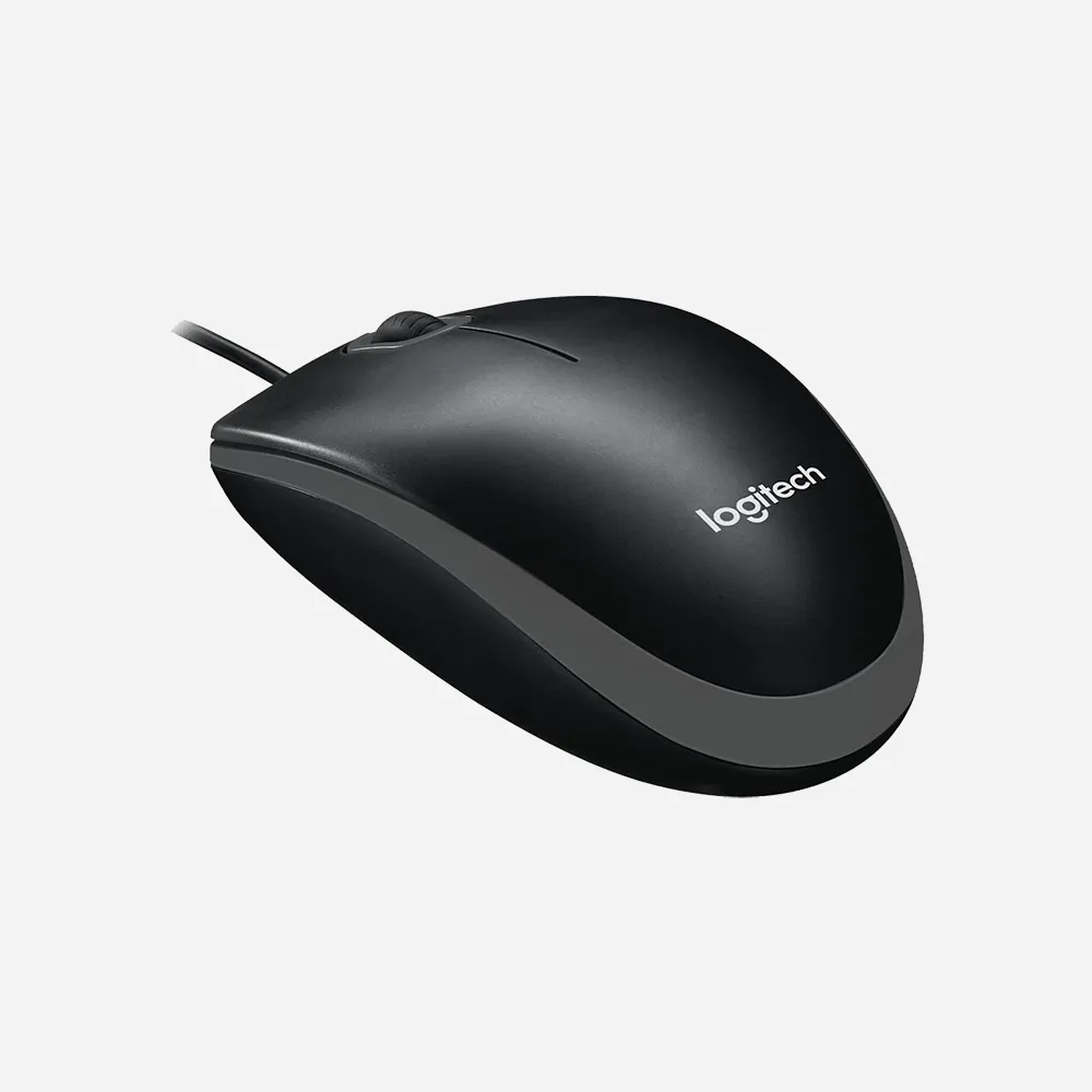 Logitech B100 Wired Mouse Gray 910-003357