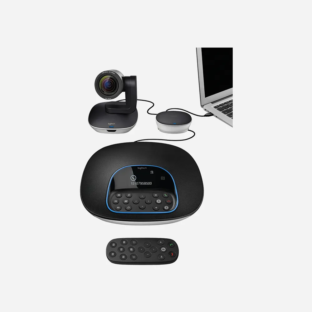 Logitech GROUP Video Conferencing System – HD Conference Camera for Meeting Rooms 960-001057