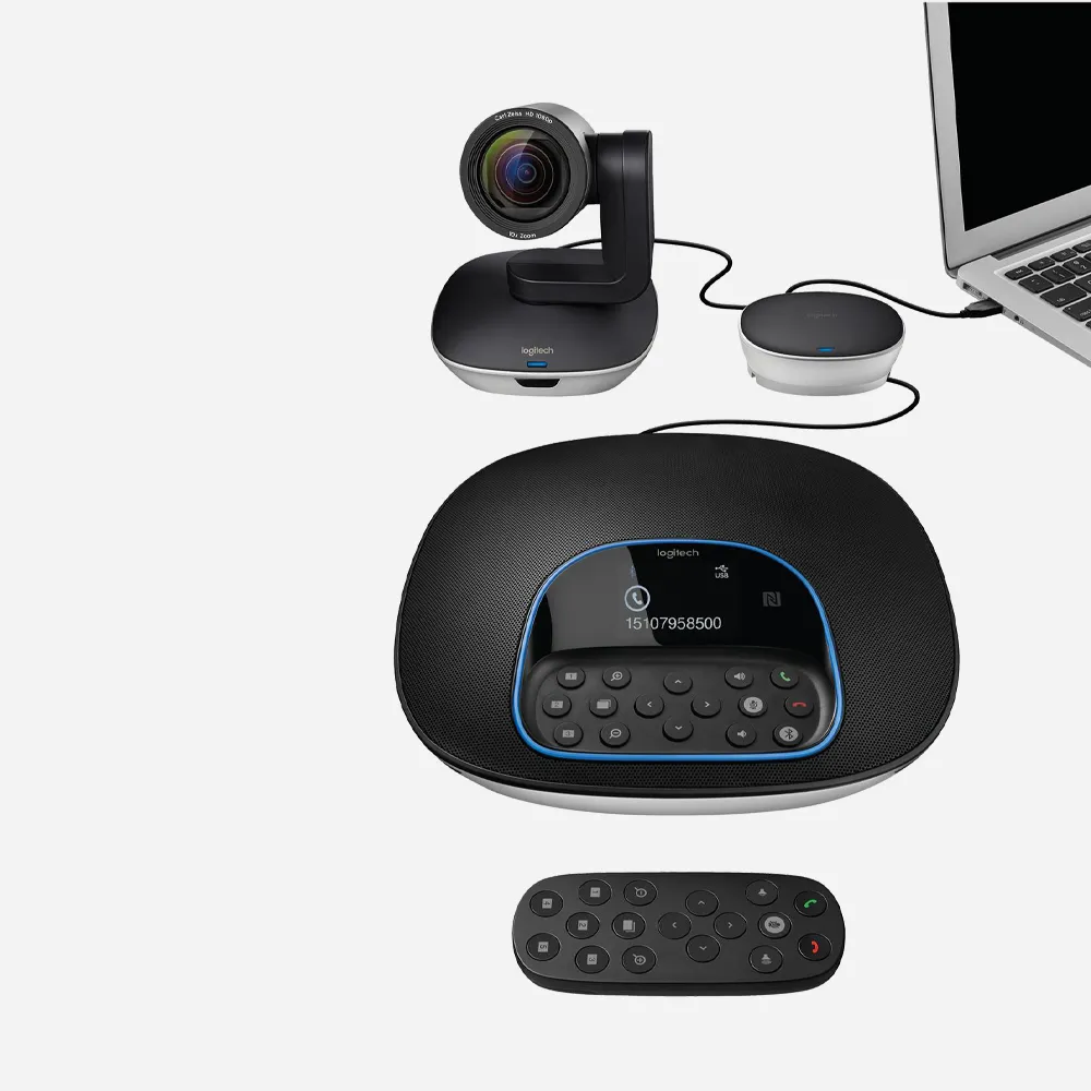 Logitech GROUP Video Conferencing System – HD Conference Camera for Meeting Rooms 960-001057