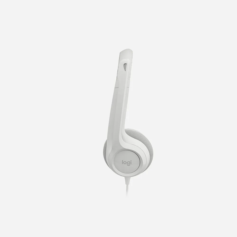 Logitech H390 USB Wired Headset Off White 981-001286