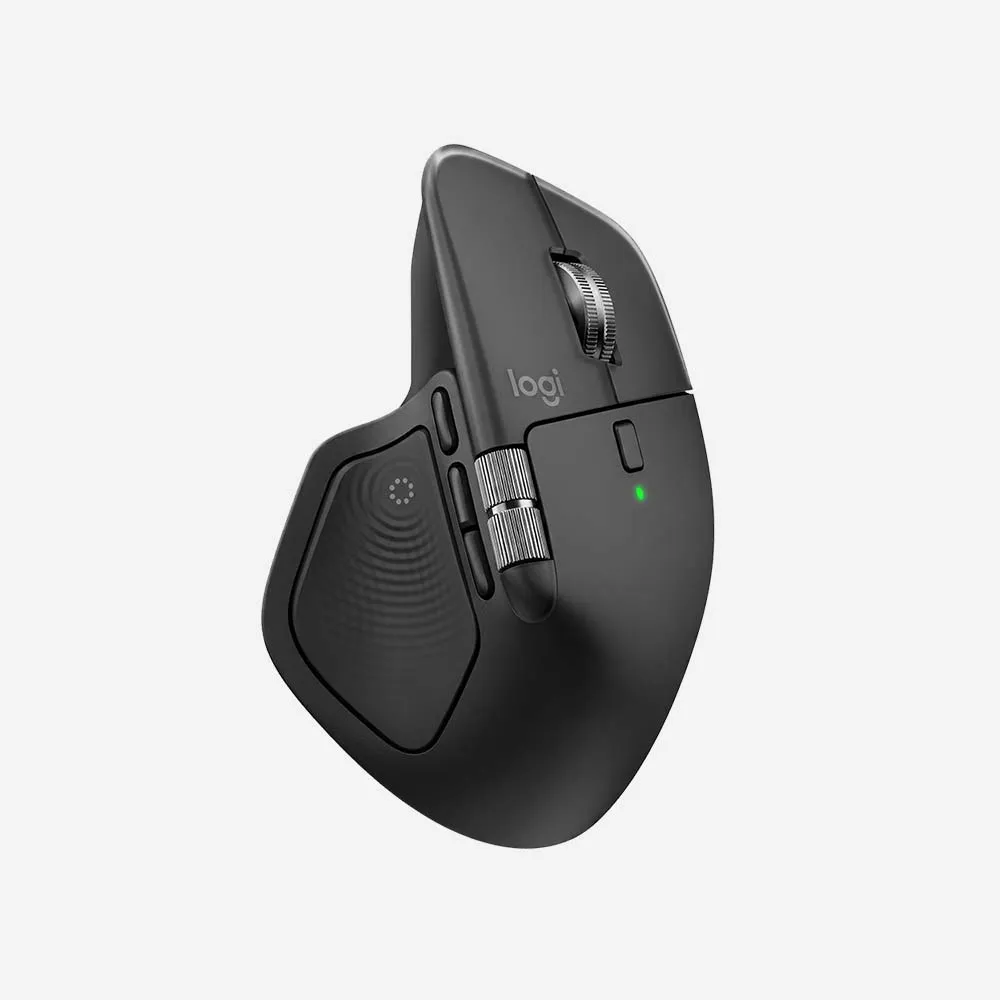 Logitech MX Master 4 Wireless Ergonomic Mouse Rechargeable Bluetooth & USB Black 910-007562