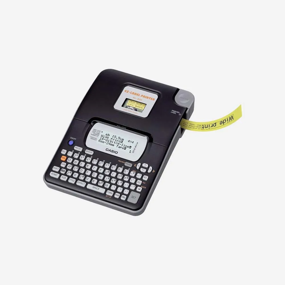 Casio KL‑820-w Thermal Barcode Label Printer