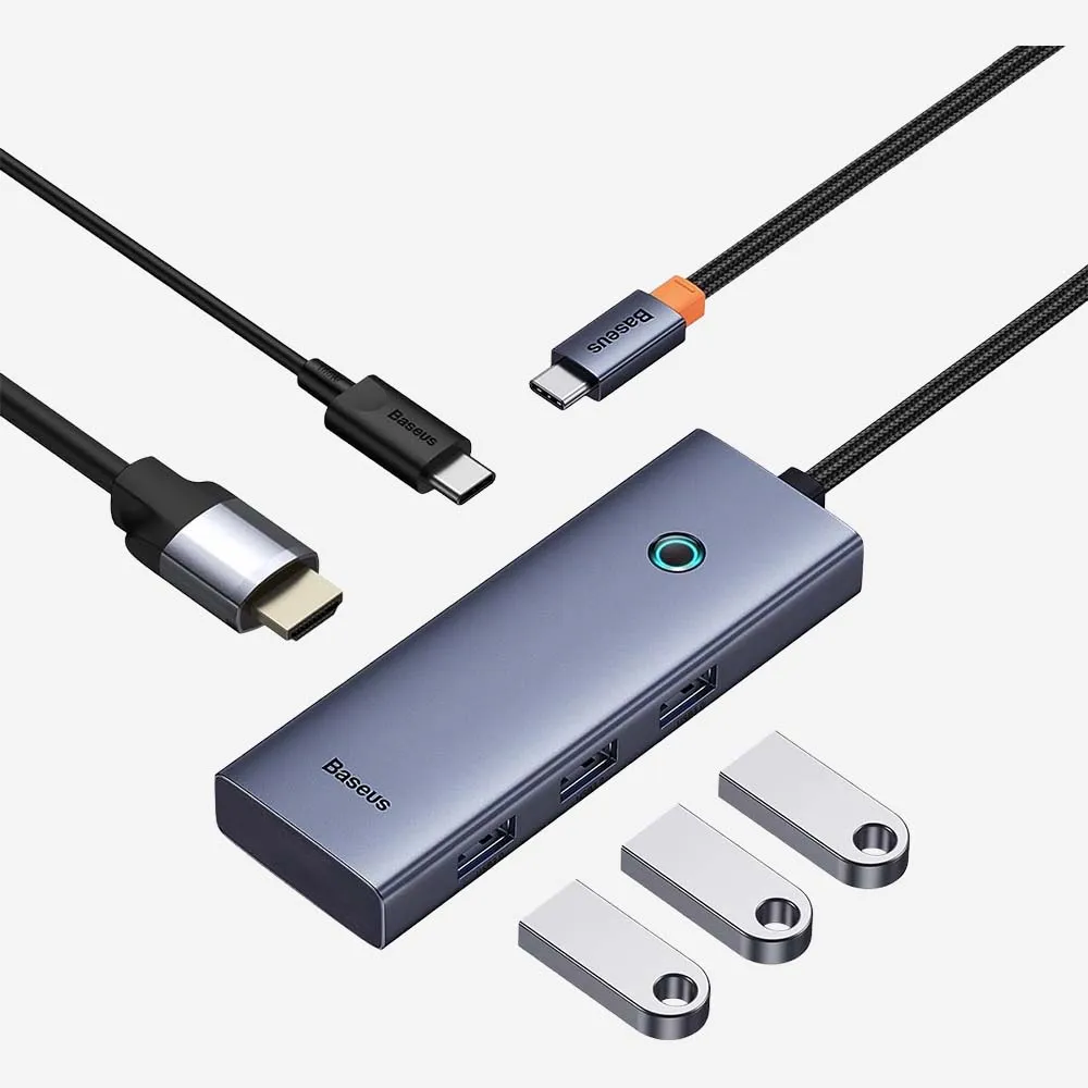 Baseus UltraJoy 5 in 1 USB-C Multifunction Hub Adapter B00052801811-00