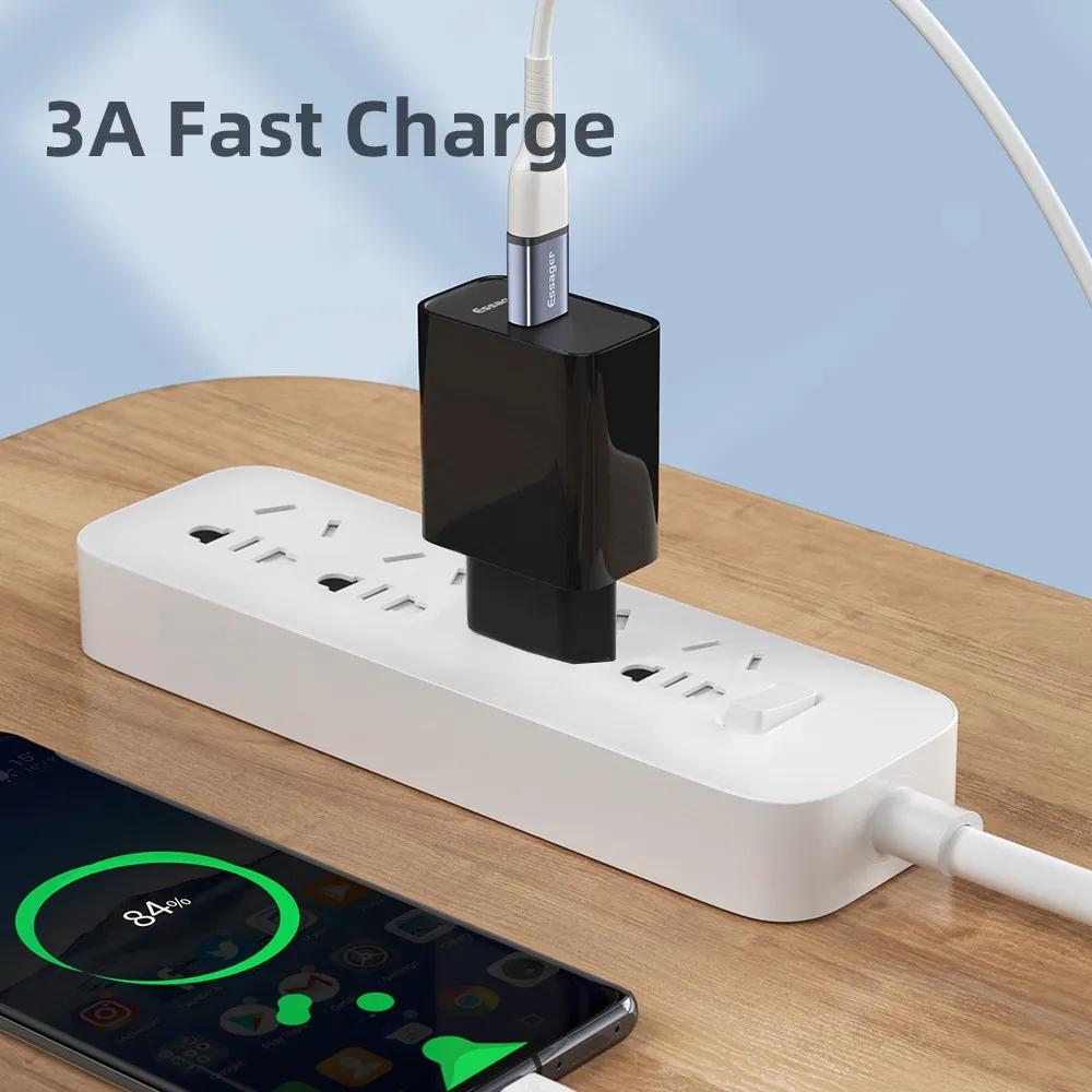 Essager USB-C Female to USB-A Male OTG Adapter