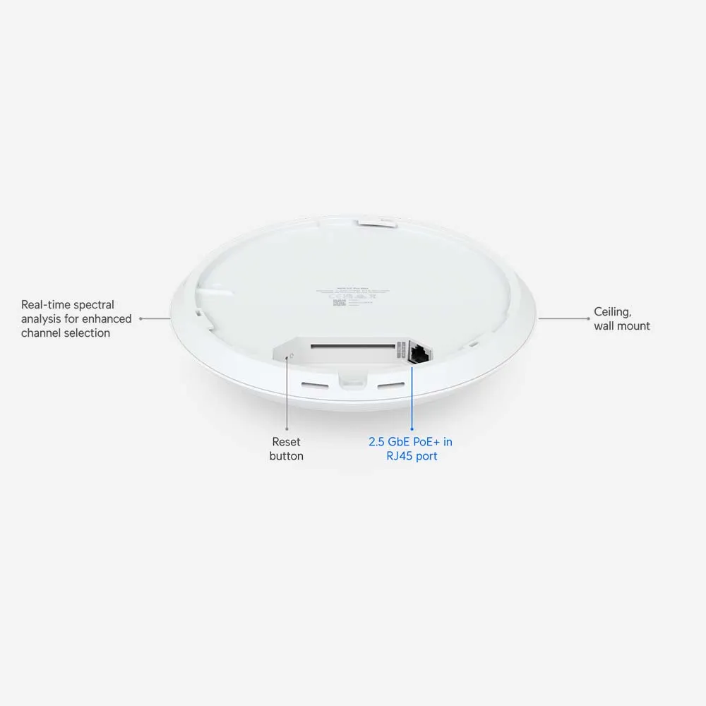 Ubiquiti Unifi U7-Pro-Max Ceiling Mount Access Point PoE+ WiFi 7