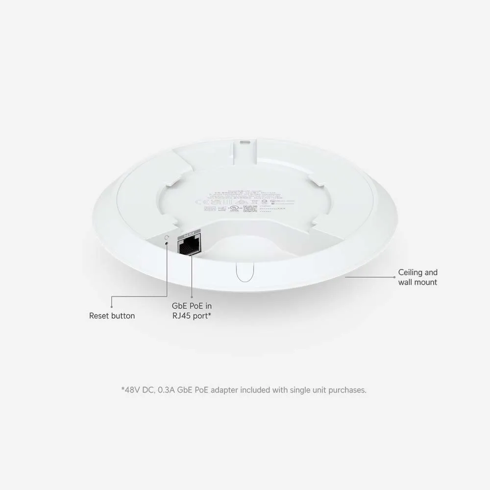 Ubiquiti Unifi UAP-nanoHD Ceiling Mount Access Point PoE WiFi 5