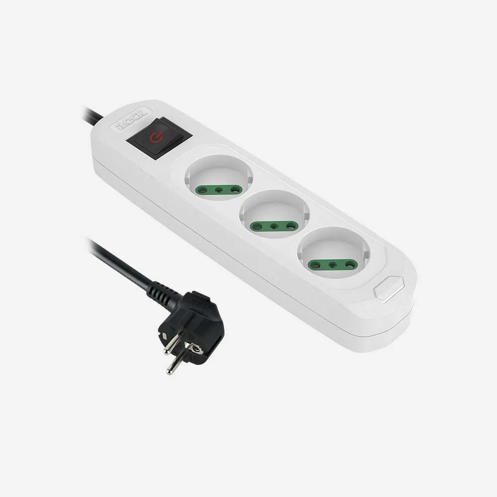 iLOCK 5075 Power Strip 3 outlets without earthing Basic 3M