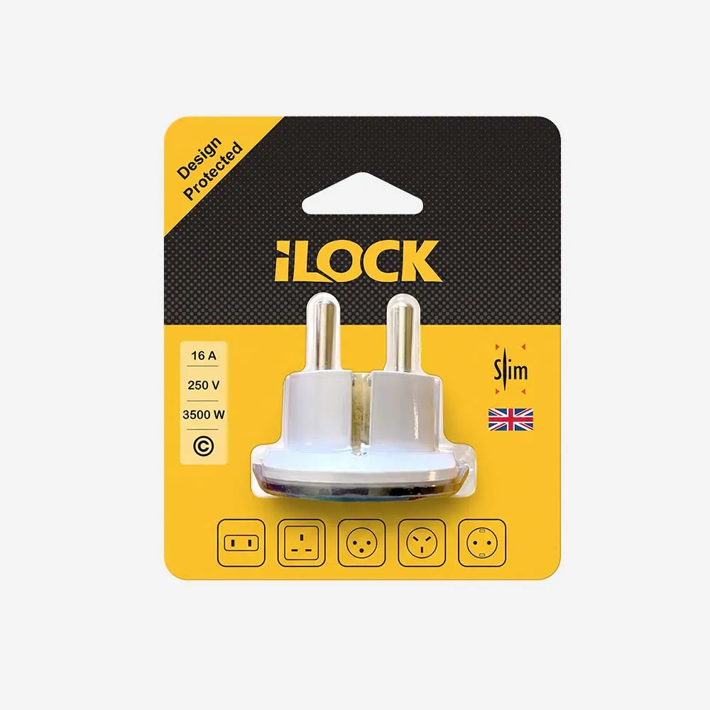 iLOCK 5069 Travel Plug Adapter Converter