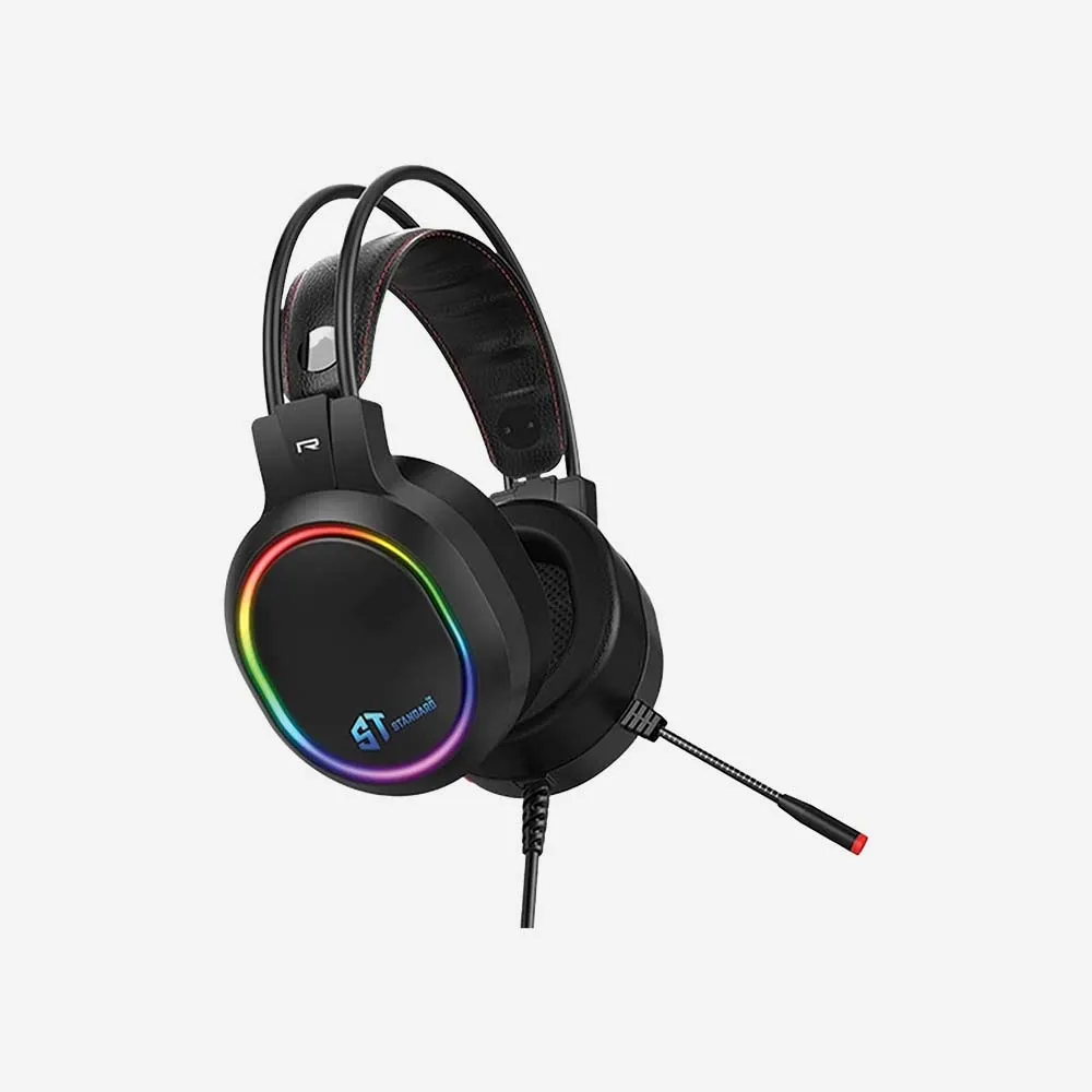 ST Standard GM-009 RGB Wired Gaming Headset Black