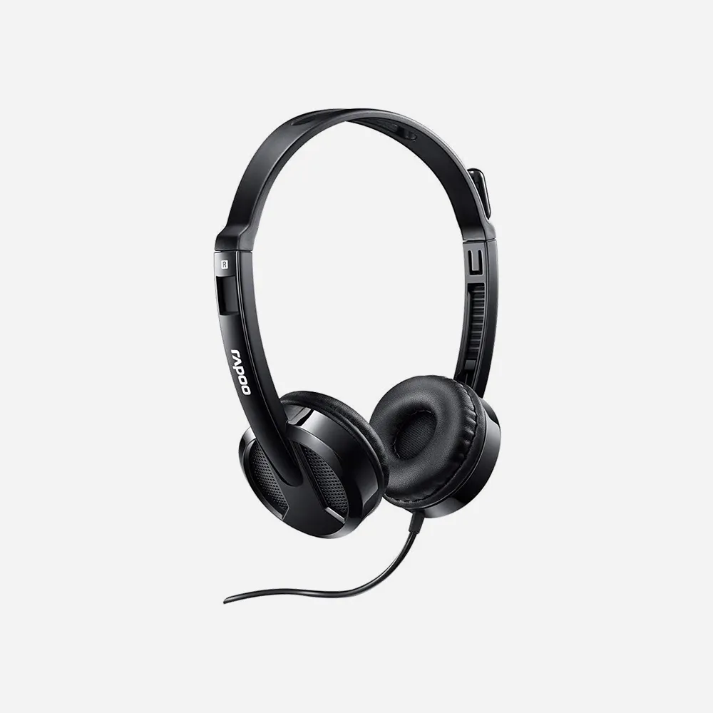Rapoo H100 Wired Headset (Black)
