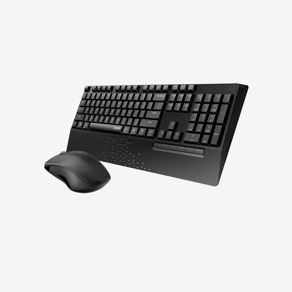Rapoo X1960 Wireless Keyboard & Mouse Combo (Black)