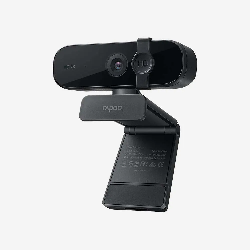 Rapoo C280 2K Wired Webcam (Black)