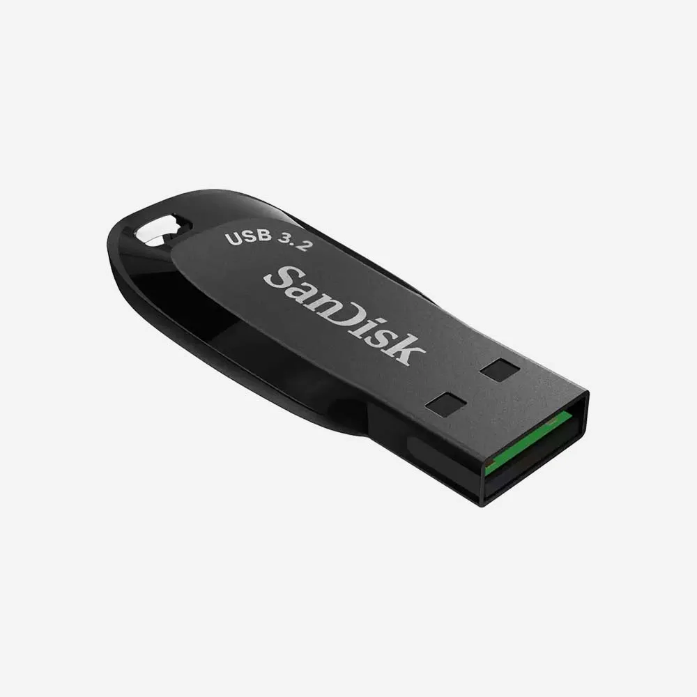 SanDisk Ultra Shift USB 3.2 Gen 1 Flash Drive - 32GB (Black)