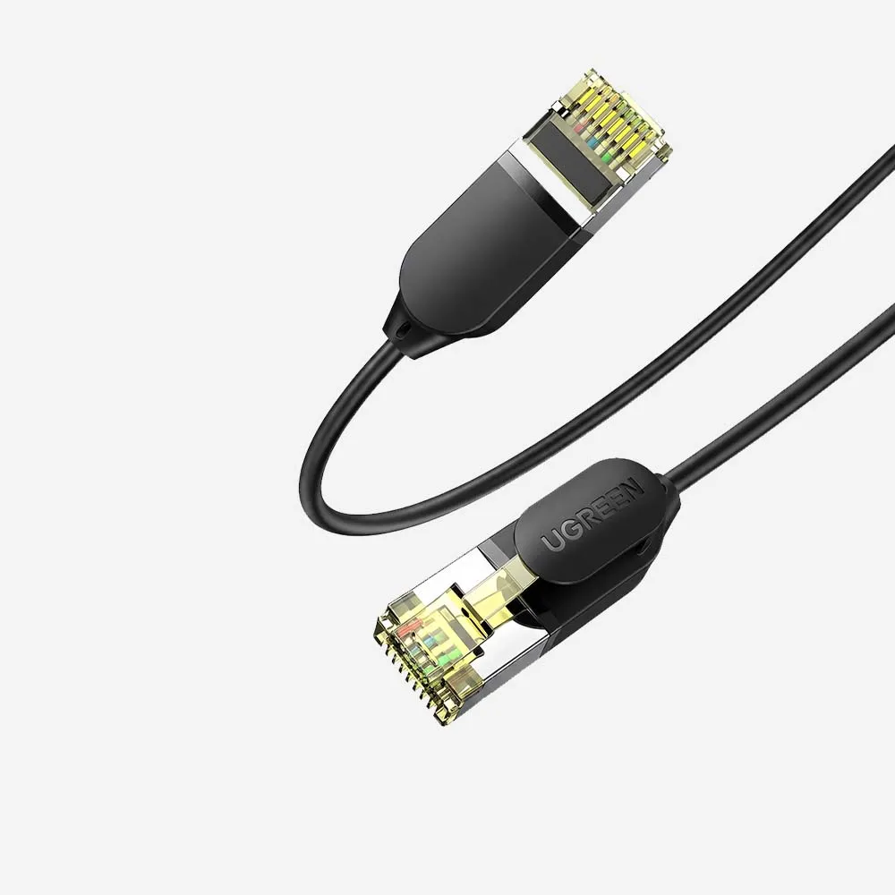 [80418] UGREEN 80418 Cat7 3m Shielded Round Ethernet Cable Black