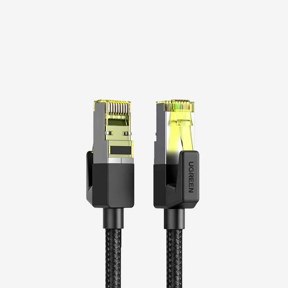 UGREEN 80420 Cat7 0.5m Shielded Round Ethernet Cable Black