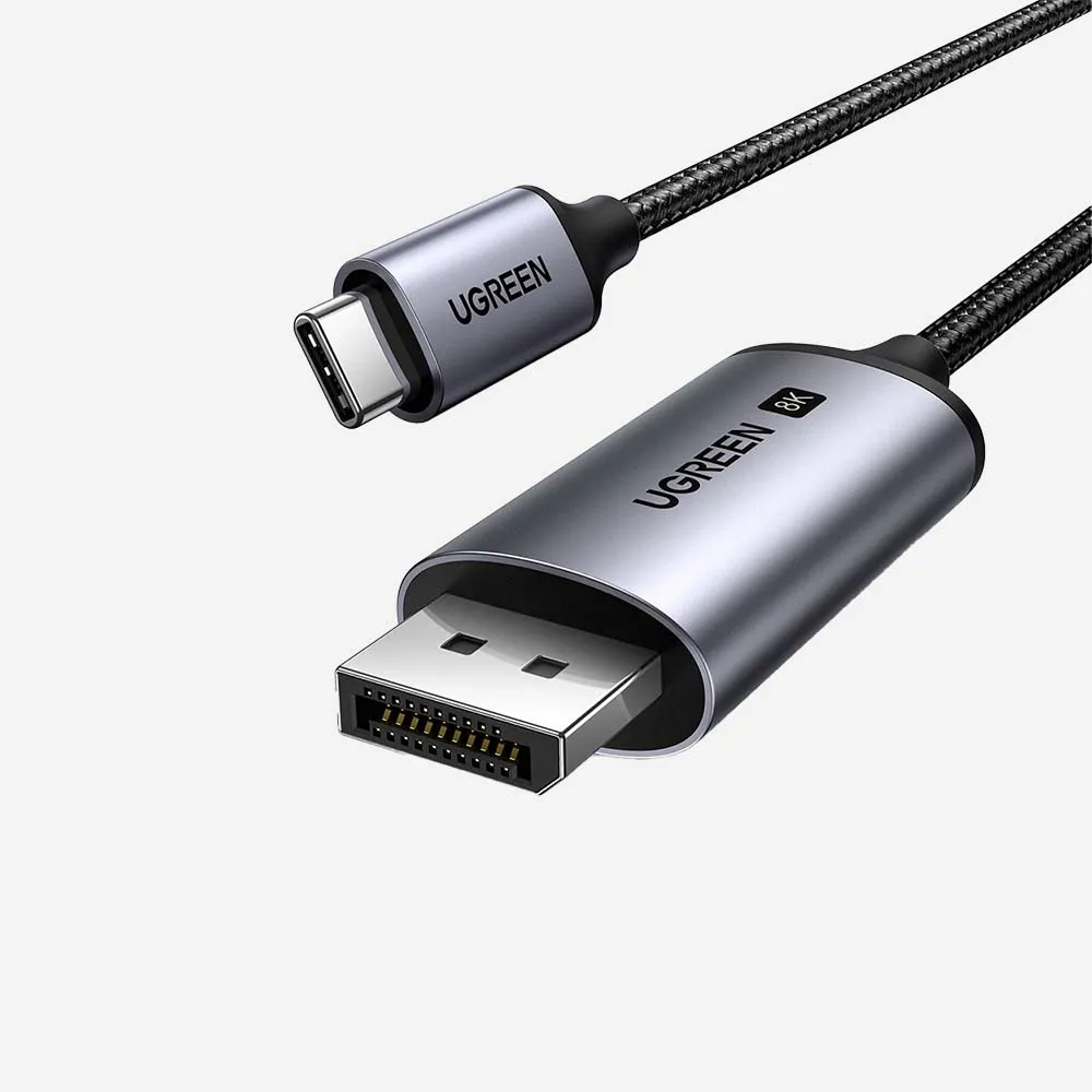 [GBH-IT-8256] UGREEN 25839 USB-C to Display Port 3m 8K Cable Black