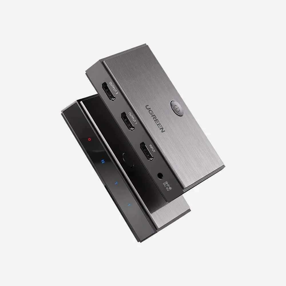 [50707] المحولات – UGREEN 50707 HDMI Splitter 1 In 2 Out- 4K*2K 60Hz EU