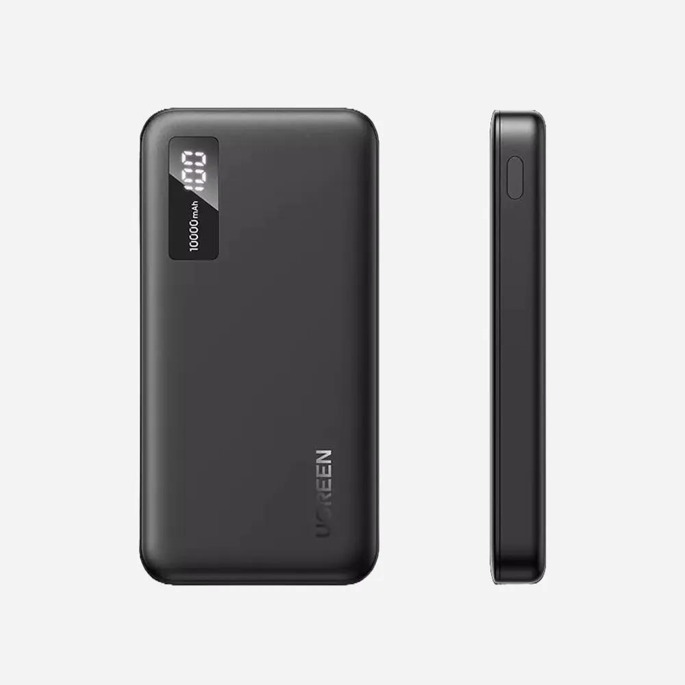 باور بانك – UGREEN 25742 10000mAh Mini Quick Charging 20W Power Bank Black