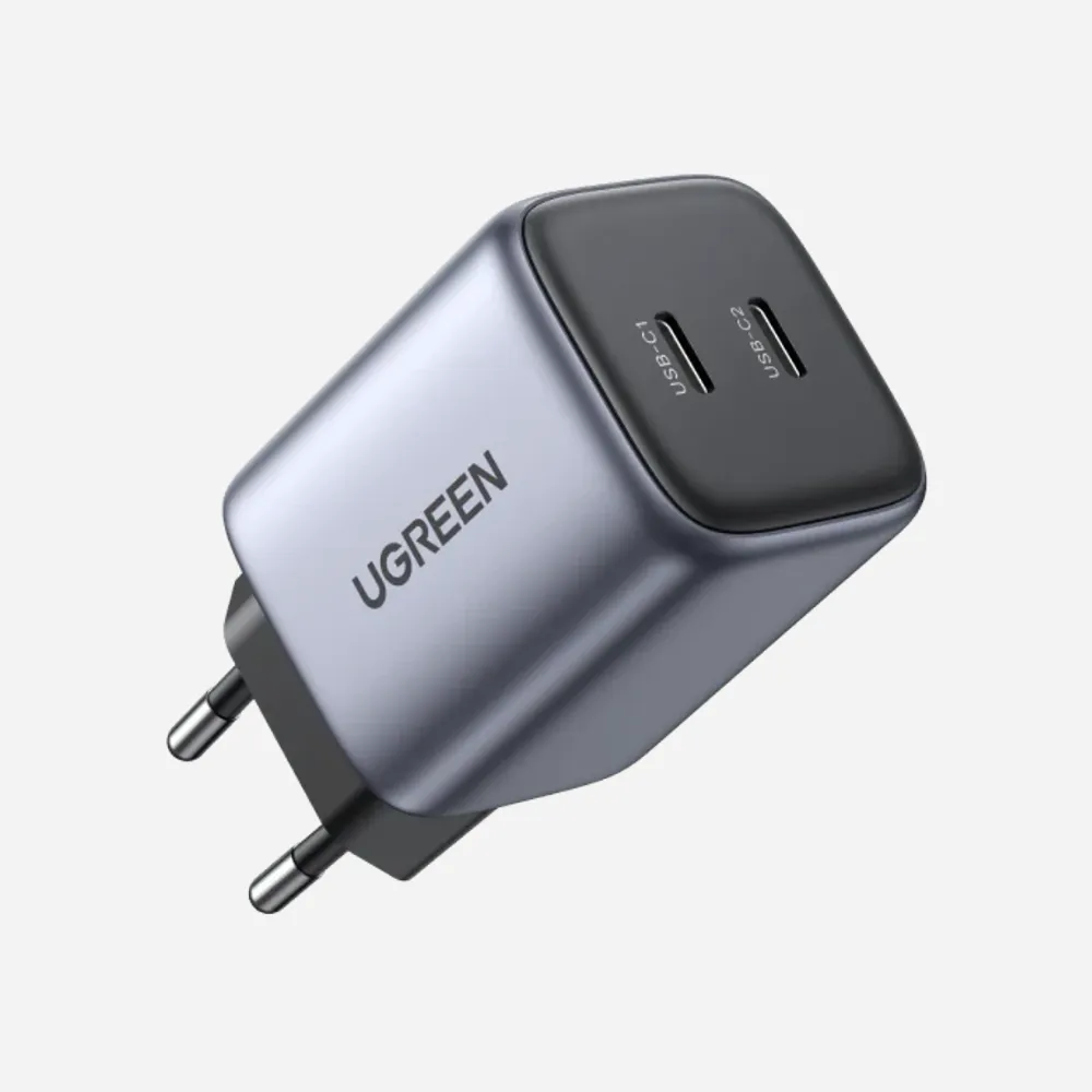 [90573] الشواحن – UGREEN 90573 Nexode 45W GaN Fast Wall Charger 2x USB-C