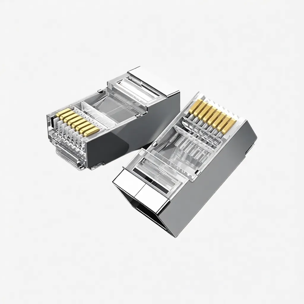 [50248] ملحقات الشبكات والتمديدات – UGREEN 50248 RJ45 CAT6-Shield Connector