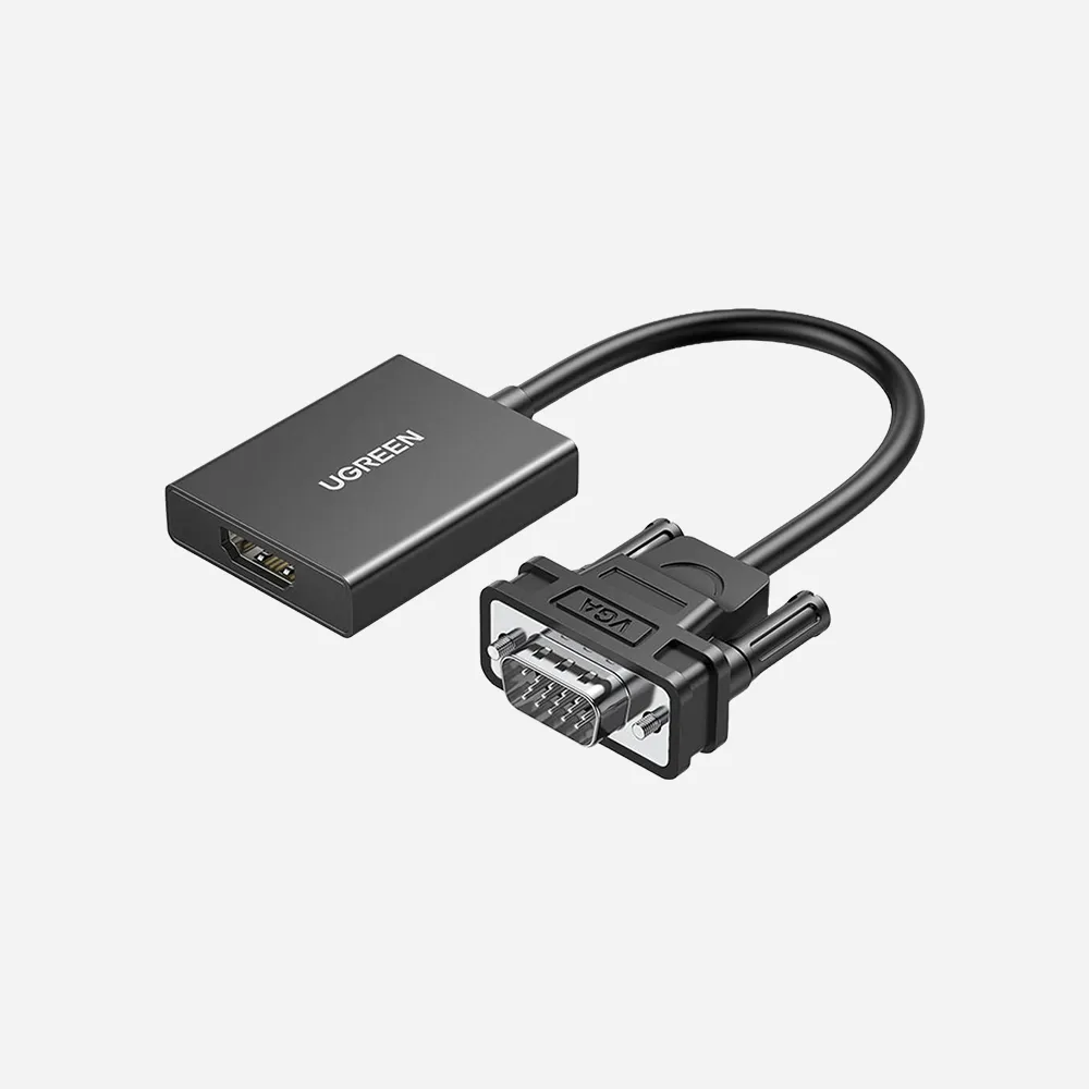 المحولات – UGREEN 50945 CM513 VGA to HDMI Adapter