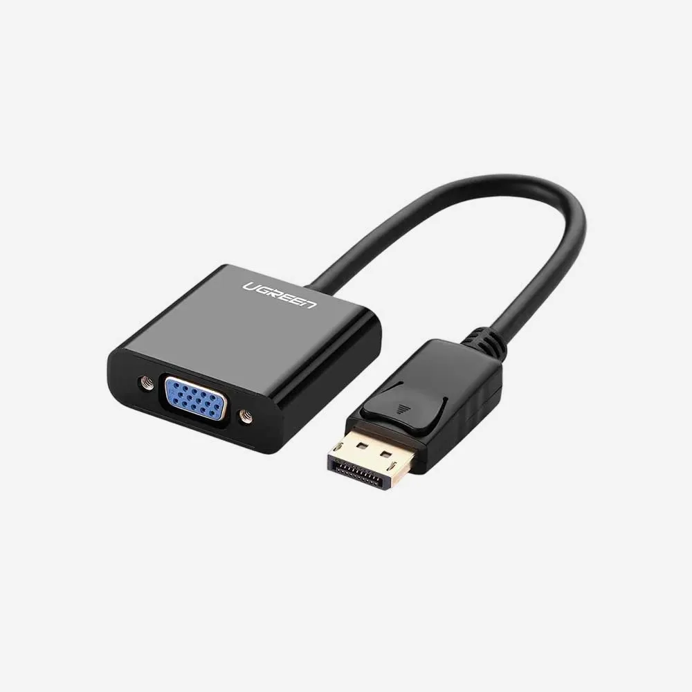 [20415] UGREEN 20415 CM455-DP Male to VGA Female Converter Black