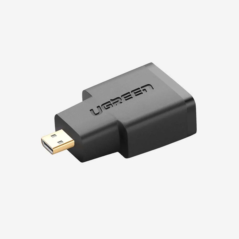المحولات – UGREEN 20106 Micro HDMI Male to HDMI Female Adapter Black