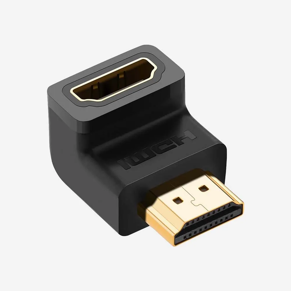 [20109] المحولات – UGREEN 20109 HD112 HDMI Male to Female Adapter Down Angle