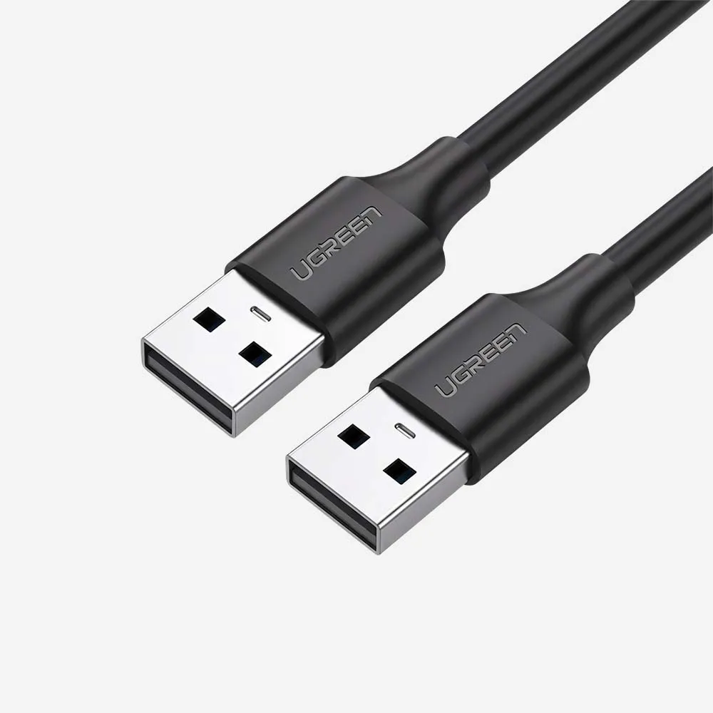 كابلات USB – UGREEN 10309 US102 1m USB-A Male to USB-A Male Cable Black