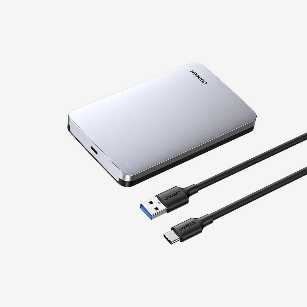 وحدات التخزين والحاويات – UGREEN 70498 USB-C SATA Hard Drive Enclosure for 2.5" HDD/SSD