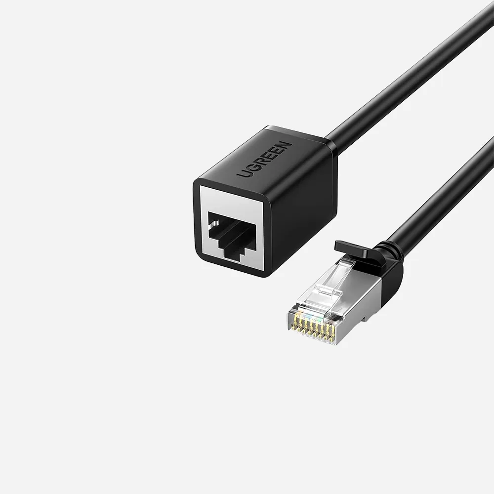 UGREEN 11281 NW112 Extension Cable Ethernet RJ45 Cat 6 FTP 1000Mbps 2m Black