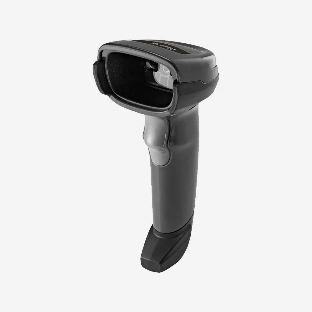 Zebra LI2208 Handheld Wired Barcode Scanner With Stand