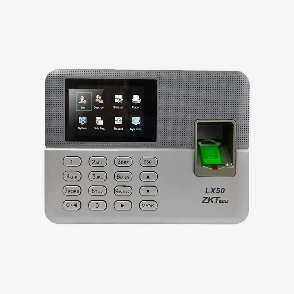 [LX50] أجهزة الحضور والانصراف – ZKTeco LX50 2.8 inch TFT Biometric Terminal Fingerprint Time & Attendance & Access Control USB