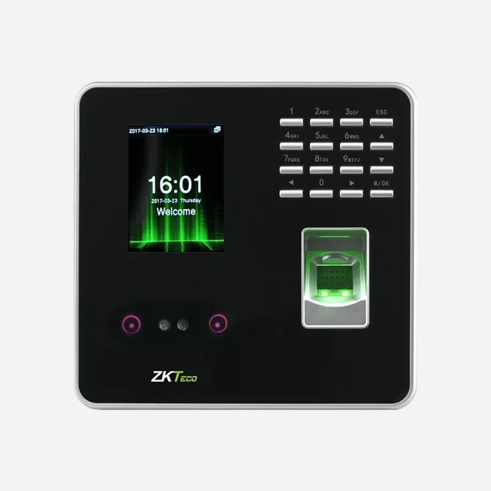 [MB20] أجهزة الحضور والانصراف – ZKTeco MB20 Multi-Biometric Terminal Time & Attendance & Access Control Fingerprint & Face Recognition TCP/IP USB LAN