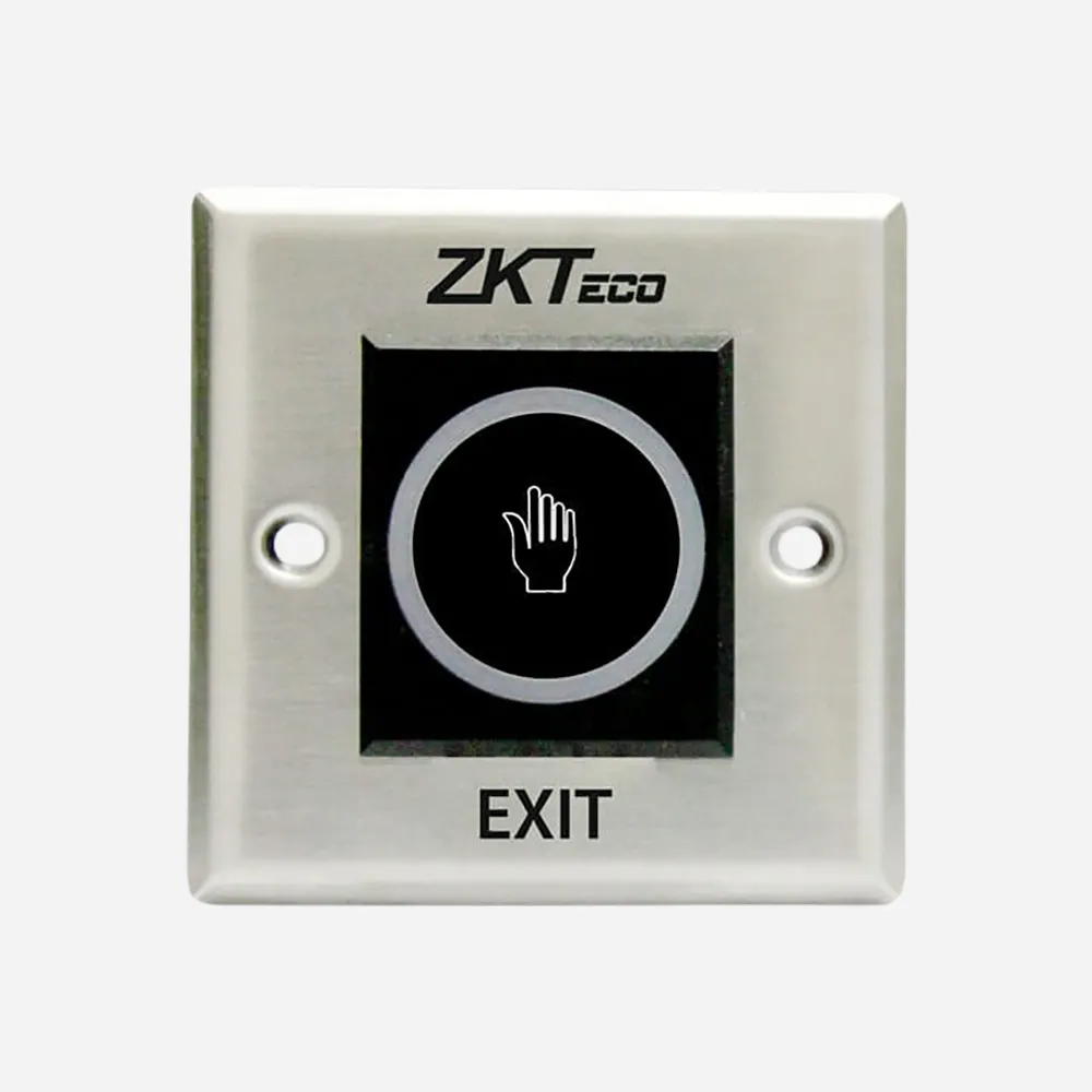 [TLEB101] ملحقات التحكم في الدخول – ZKTeco TLEB101 Touchless Exit Button Infrared Sensor Door Release for Access Control 12V DC