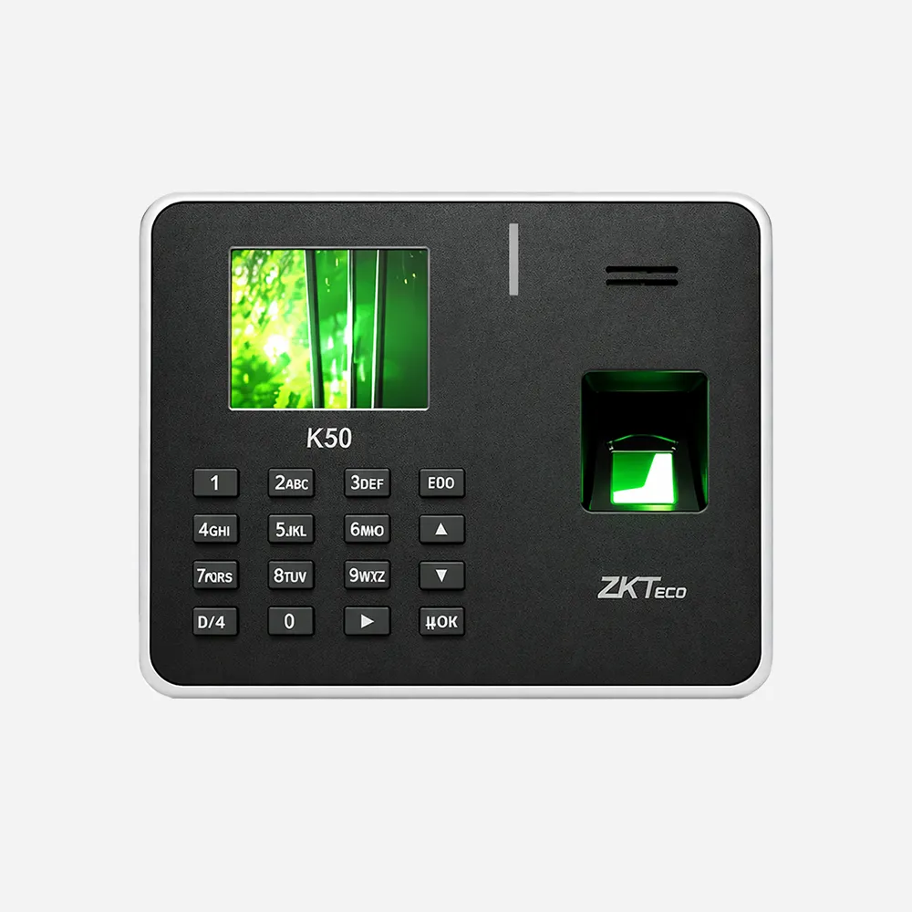 [K50 Pro] ZKTeco K50 Pro Biometric Time & Attendance Terminal Fingerprint & Access Control Card PIN USB LAN